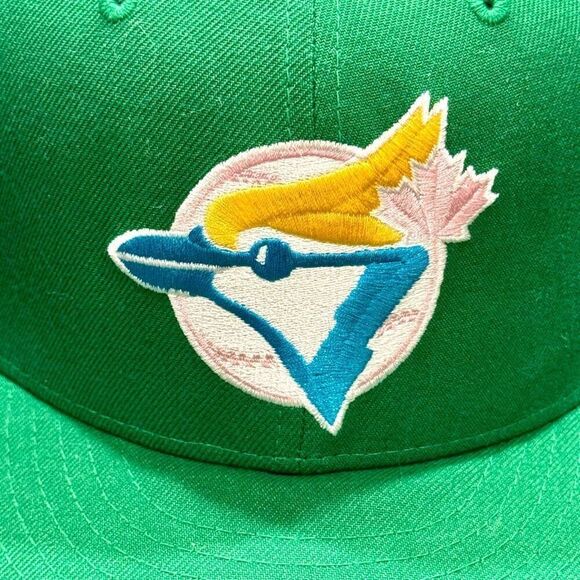 New Era Green Cap with Blue and Yellow Logo - Picture 2 of 10